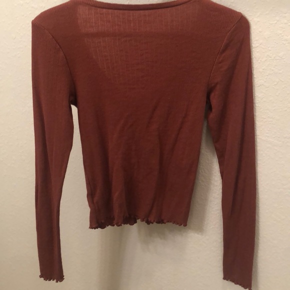 Tan American Eagle Long Sleeve - Picture 3 of 3